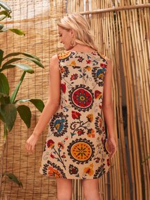 EMERY ROSE Đầm Hoa Boho - Nhiều màu - Xem 2