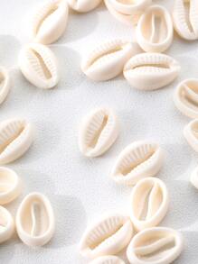 30入組貝殼DIY首飾配件 - 米色 - 查看 2