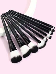 Bộ cọ trang điểm chuyên nghiệp 9 món MAANGE, chất liệu sợi mềm mại, nhỏ gọn, bao gồm cọ nền, cọ phấn mắt, cọ tán màu, cọ kẻ lông mày, bộ cọ trang điểm du lịch, bộ cọ trang điểm, bộ dụng cụ trang điểm, bộ cọ trang điểm hoàn chỉnh, bộ cọ trang điểm đầy đủ, bộ quà tặng cọ trang điểm. - màu đen - Xem 1