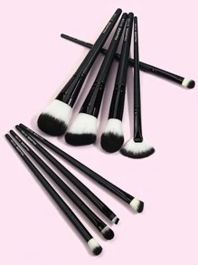 Bộ cọ trang điểm chuyên nghiệp 9 món MAANGE, chất liệu sợi mềm mại, nhỏ gọn, bao gồm cọ nền, cọ phấn mắt, cọ tán màu, cọ kẻ lông mày, bộ cọ trang điểm du lịch, bộ cọ trang điểm, bộ dụng cụ trang điểm, bộ cọ trang điểm hoàn chỉnh, bộ cọ trang điểm đầy đủ, bộ quà tặng cọ trang điểm. - màu đen - Xem 2