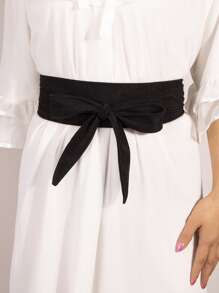 Minimalist Solid Belt - Black - View 2