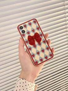 Vỏ điện thoại Argyle trang trí nơ - Nhiều màu - Xem 2