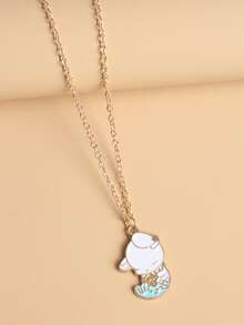 Collar con diseño de dibujos animados - Multicolor - Ver 1