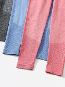 Easithlete Quần Leggings Thể thao Nữ Xù màu trơn - Nhiều màu - Xem 3