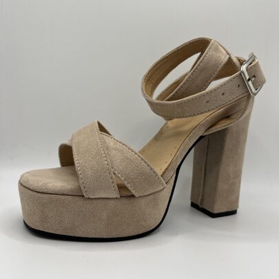 Criss Cross Ankle Strap Sandals