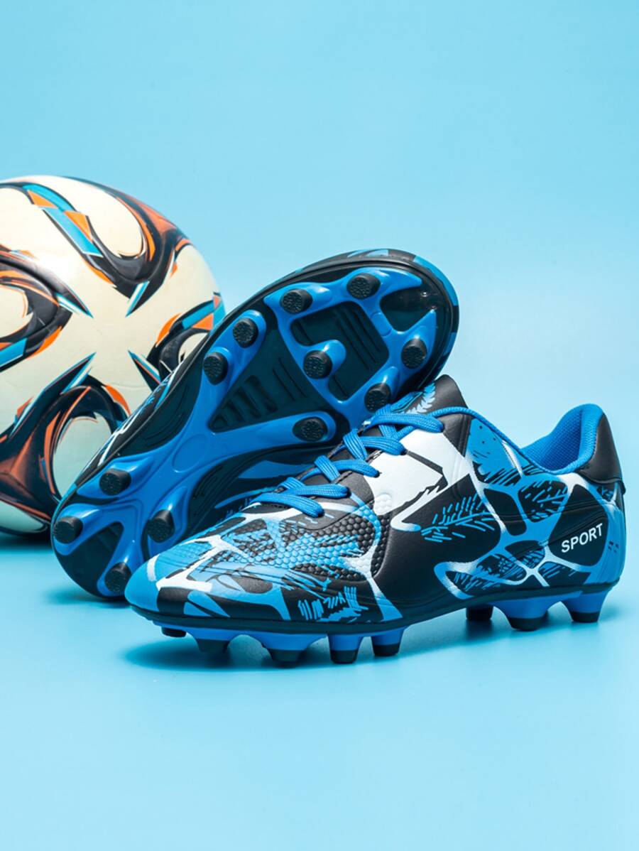 Nam Giày bóng đá Khối màu Mặt trước thắt dây - Nhiều màu - Xem 1