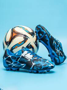 Nam Giày bóng đá Khối màu Mặt trước thắt dây - Nhiều màu - Xem 2