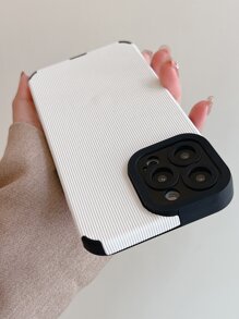 Textured Phone Case - White - View 4