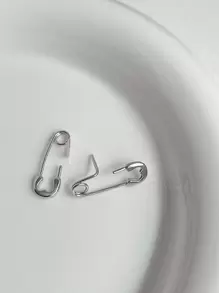 Pin Design Stud Earrings