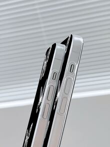 Butterfly Pattern Phone Case - Black - View 2