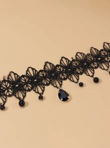 Dây chuyền - màu đen - Xem 2