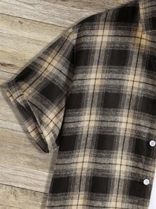 Manfinity Homme Men Plaid Print Shirt Without Tee - Multicolor - View 4