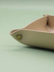 字母圖案首飾託盤 - 卡其色 - 查看 3