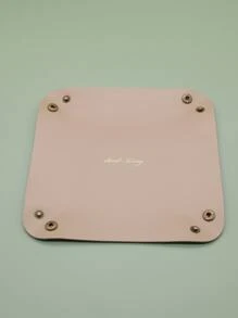 字母圖案首飾託盤 - 卡其色 - 查看 4