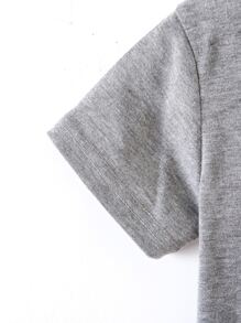 SHEIN Toddler Boys Slogan Graphic Tee