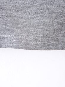 SHEIN Toddler Boys Slogan Graphic Tee