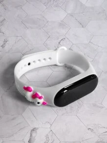 Kids Unicorn Decor Strap Oval Electronic Watch