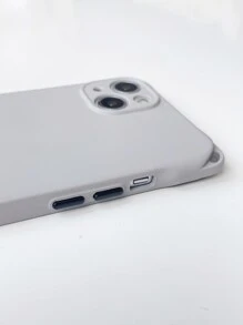 4-Corner Anti-Drop Hanging Ring Gray Shell + Gray Shoulder Strap Suitable For IPhone 15 Pro Max/11/12/13/14 PLUS/15 Pro/XR/7P/IPhone 16 Pro Max/16 Plus/16 Pro/16/IPhone 17/17 Pro/17 AIR/17 PRO MAX - Grey - View 4