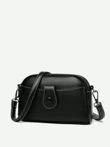 Fashionable Faux Leather Mini Pebble Embossed Dome Bag, For Women, Rookies & White-Collar Workers,For Teacher Gifts,For Lady,For Female For Business/Commute/Work/Office,For Festivals/Vacation/Holiday