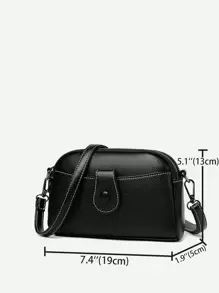 Fashionable Faux Leather Mini Pebble Embossed Dome Bag, For Women, Rookies & White-Collar Workers,For Teacher Gifts,For Lady,For Female For Business/Commute/Work/Office,For Festivals/Vacation/Holiday