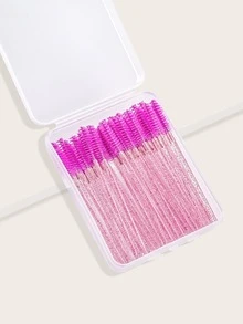 1盒一次性睫毛刷 - 玫紅色 - 查看 2