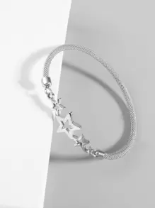 星形裝飾手鐲 - 銀色 - 查看 1