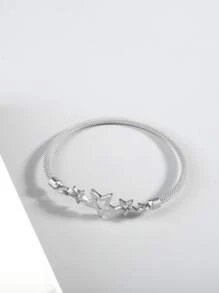 星形裝飾手鐲 - 銀色 - 查看 2