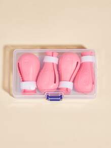 4 cái Bảo vệ chân tắm cho thú cưng - Hồng - Xem 2