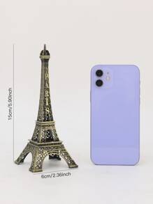 1入組艾菲爾鐵塔裝飾擺件 - 銅色 - 查看 3