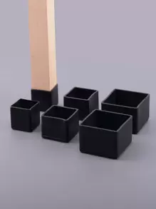 4 cái Bàn vuông Bìa chân - màu đen - Xem 2