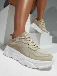 Cuccoo Minimalist Breathable Running Shoes - Apricot - View 2