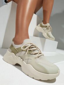 Minimalist Breathable Running Shoes - Apricot - View 2