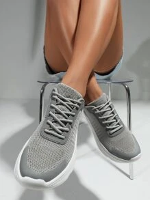 CUCCOO BASICS Minimalist Breathable Running Shoes - Grey - View 4