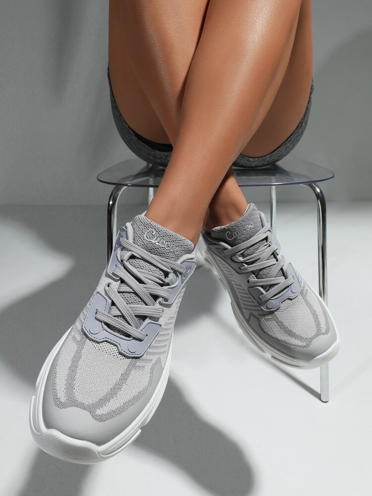 Cuccoo Minimalist Breathable Running Shoes Trainers - Grey - View 4