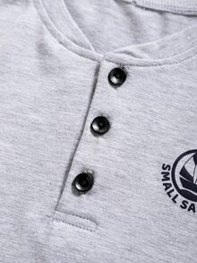 小男童2入組帆船和字母圖案POLO衫 - 彩色 - 查看 3