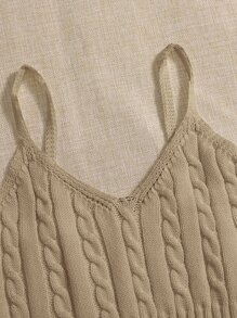 Chiquease Cable Knit Cami Top