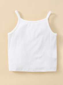 Baby Fake Pocket Jacket & Cami Top & Shorts - Multicolor - View 7