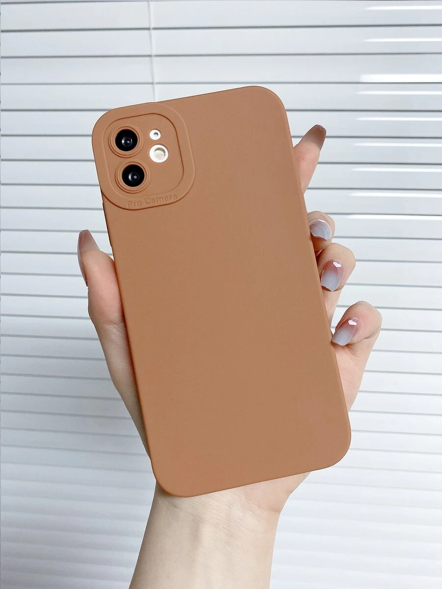 Vỏ điện thoại thông thường - màu nâu - Xem 1