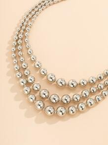 Minimalist Beaded Layered Necklace