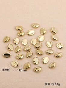 30pcs Bead DIY Jewelry Accessory - Yellow Gold - View 6