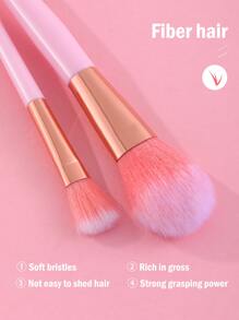 20支双纤维化妆刷套装，化妆刷套装，化妆刷组合，化妆刷套装，全套化妆刷，化妆刷套装，全套化妆工具，化妆刷套装，化妆刷礼盒套装 - 彩色 - 查看 3