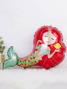 2pcs Mermaid Shaped Balloon