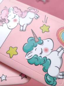 1入組獨角獸樣式隨機卡套附帶繩子 - 彩色 - 查看 2