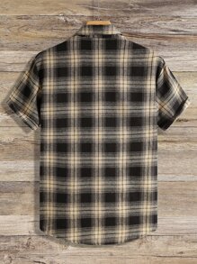 Manfinity Homme Men Plaid Print Shirt Without Tee - Multicolor - View 2