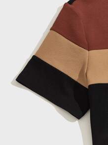 Manfinity VCAY Bộ hai mảnh Nam Dây kéo Túi Khối Màu Lá thư Sẵn sàng - Nhiều màu - Xem 5