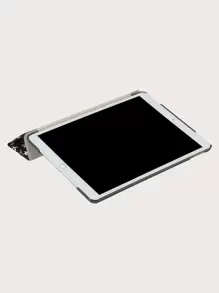 Funda protectora plegable múltiple para iPad Mini 1/2/3/4/5/6/Mini7, 9.7/10.2/10.5, iPad Air4/Air5, iPad 10th/10.9, iPad Pro 11 pulgadas, iPad Air 11 pulgadas (M3) 2025, iPad 11 pulgadas 11th Gen 2025, fabricada en plástico rígido PC, sin soporte para lápiz