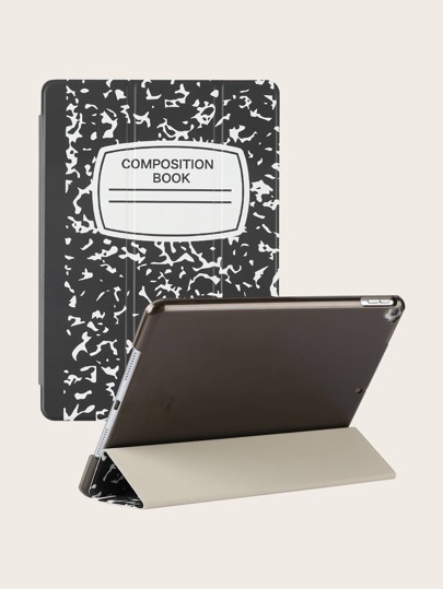 Tablet Tri-Fold Protective Case PC Plastic Hard Shell Compatible With IPad Mini 1/2/3/4/5/6/Mini 7/9.7/10.2/10.5/Air 4/Air 5/10th/10.9/Pro 11 Inch/Air 11 (M2)/Pro 11 (M4)/2024/ Air 11-Inch (M3) 2025/ (A16) 11 Inch 11th Generation 2025 No Pen Slot Some Models Not Full Coverage