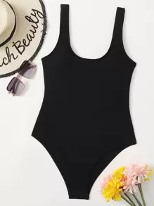 Swim Basics Bañador una pieza unicolor