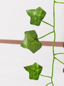 1 Stück/4 Stück künstliche dünne Blattranke Partydekoration für Garten, Hochzeit, Künstliche Pflanzen - Grün - Übersicht 3