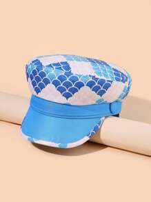 Gorra baker con estampado de escamas de pescado - Multicolor - Ver 1